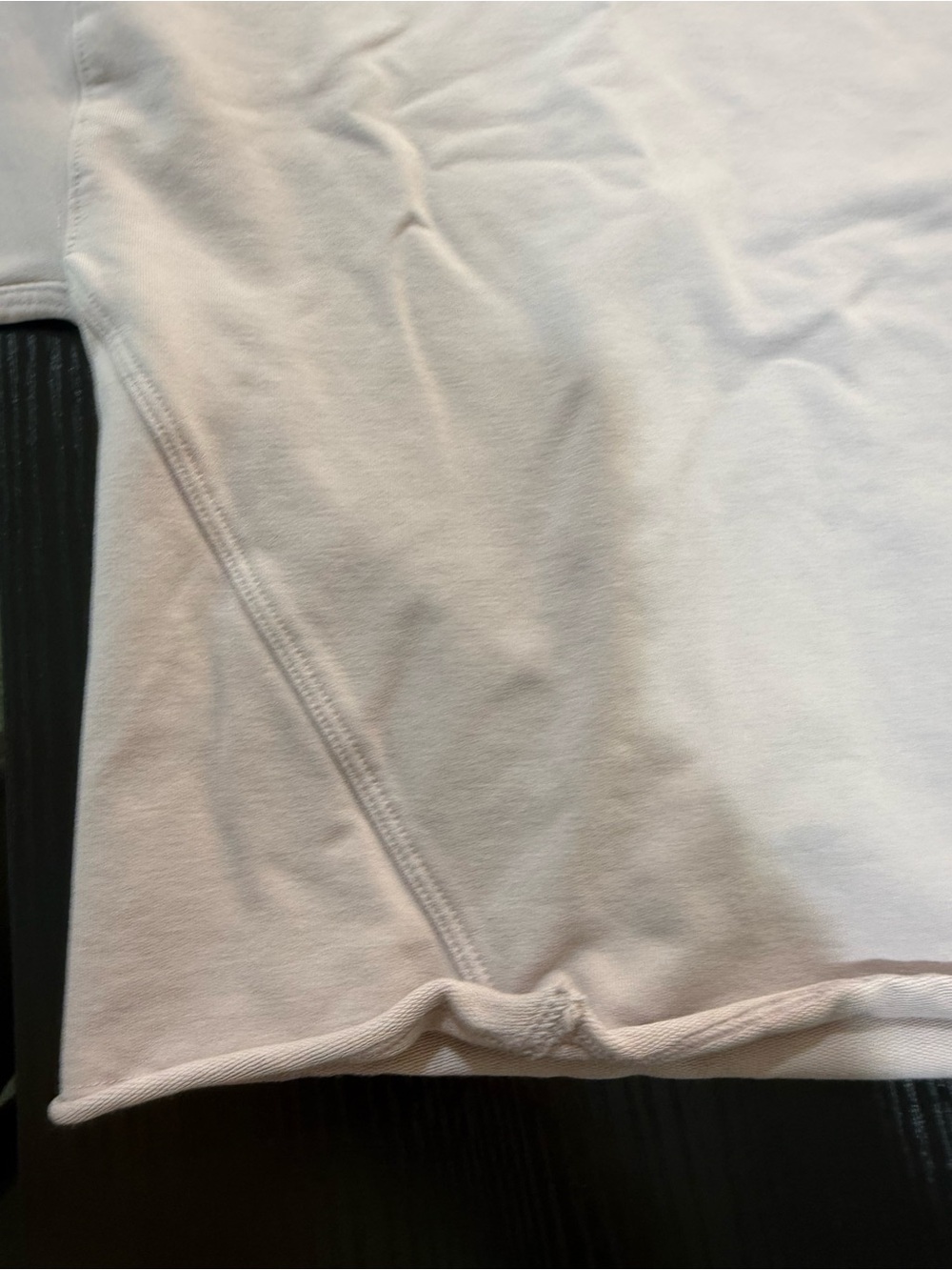 Lululemon LA Oversized Boxy Crew Sweatshirt Size XS/S Pink Mauve Raw Hem - Picture 5 of 8